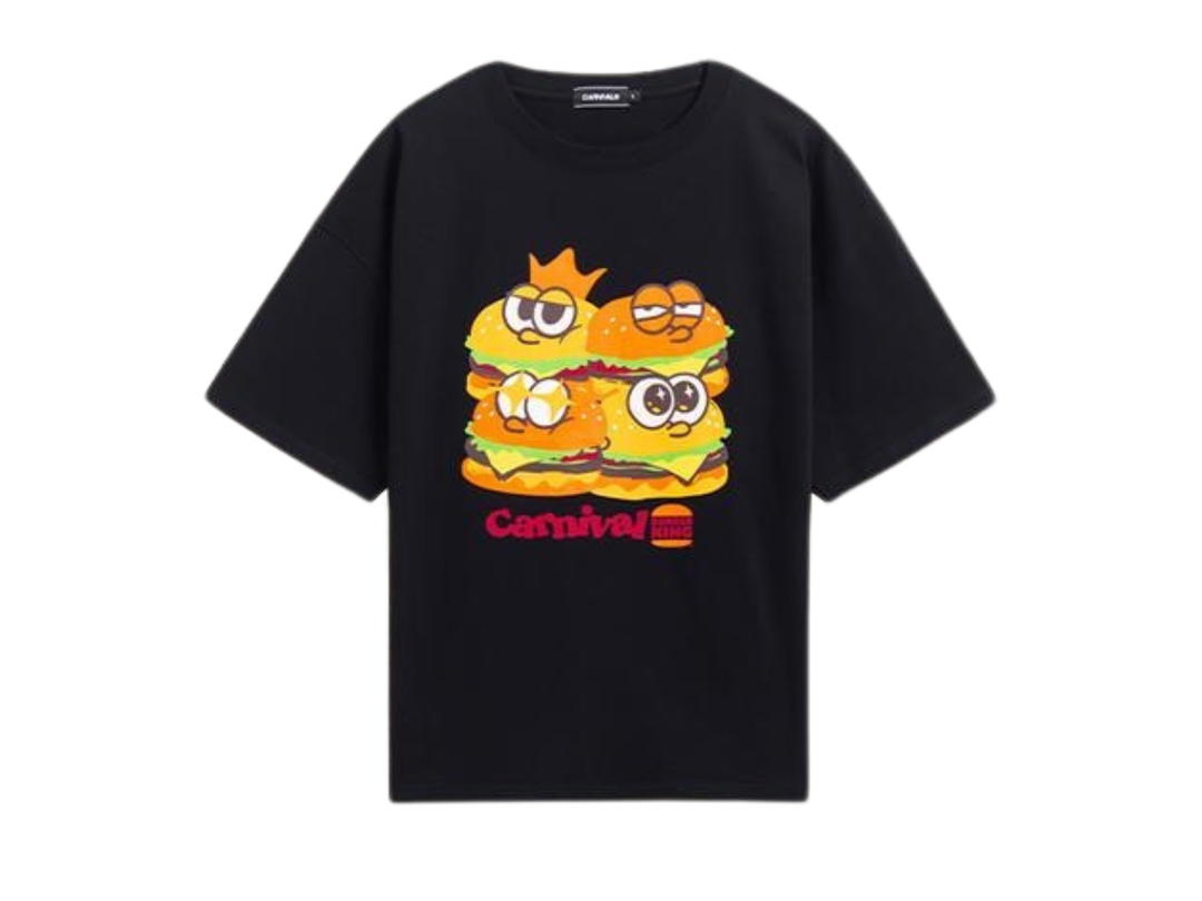 Carnival Carnival X Burger King The Whopper Ovs T-Shirt Black