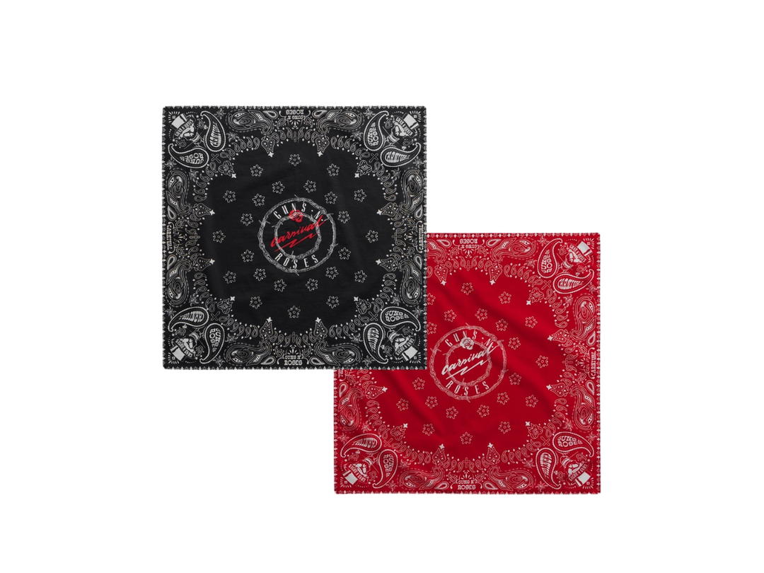 Carnival Carnival X Guns N Roses Bandana Pack Black Red