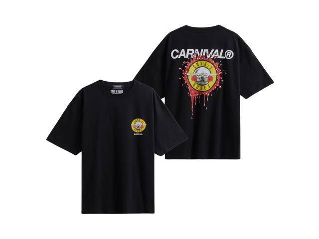Carnival Carnival X Guns N Roses Bullet Ovs T-Shirt Black - view 1