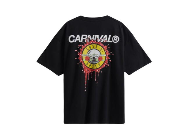 Carnival Carnival X Guns N Roses Bullet Ovs T-Shirt Black - view 2