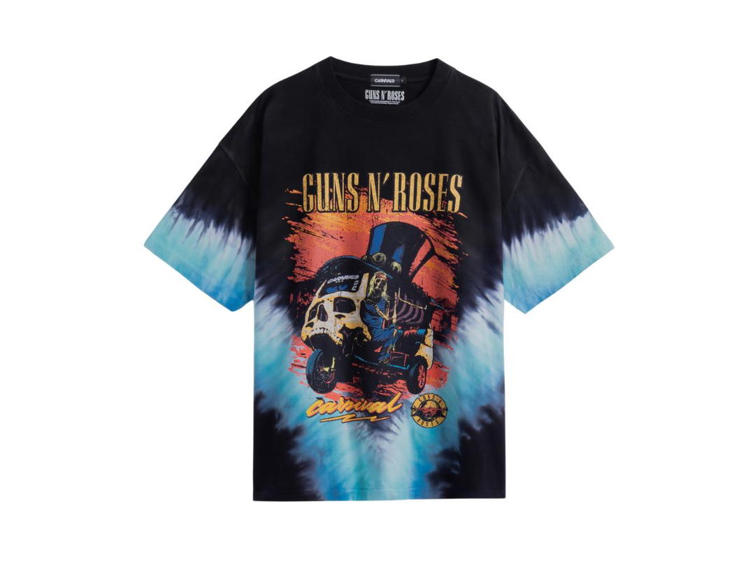 Carnival Carnival X Guns N Roses Carnival Edition Ovs Washed T-Shirt Tie Dye