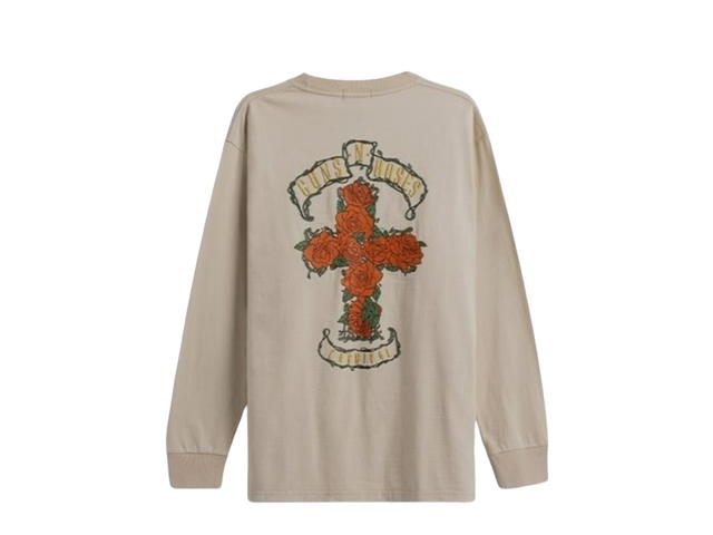 Carnival Carnival X Guns N Roses Cross LS T-Shirt Brown - view 2