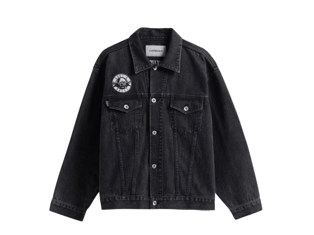 Carnival Carnival X Guns N Roses Denim Shirt Black