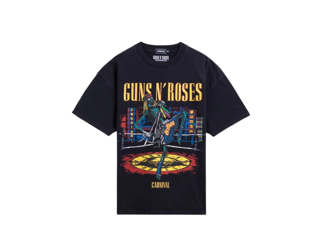 Carnival Carnival x Guns N Roses Muay Thai Ovs Washed T-Shirt Black