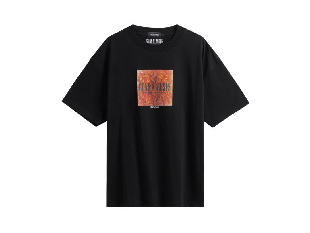 Carnival Carnival X Guns N Roses Spaghetti Ovs T-Shirt Black
