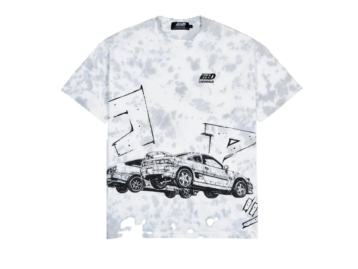 Carnival Carnival x Initial D Oversized Tee Grey