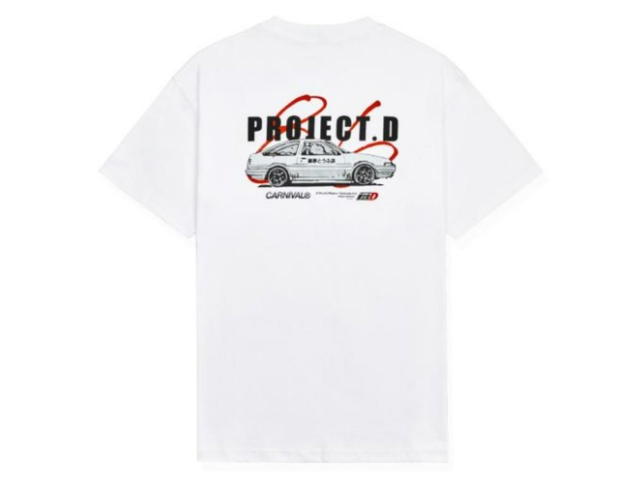 Carnival Carnival x Initial D Project D T-Shirt White - view 2