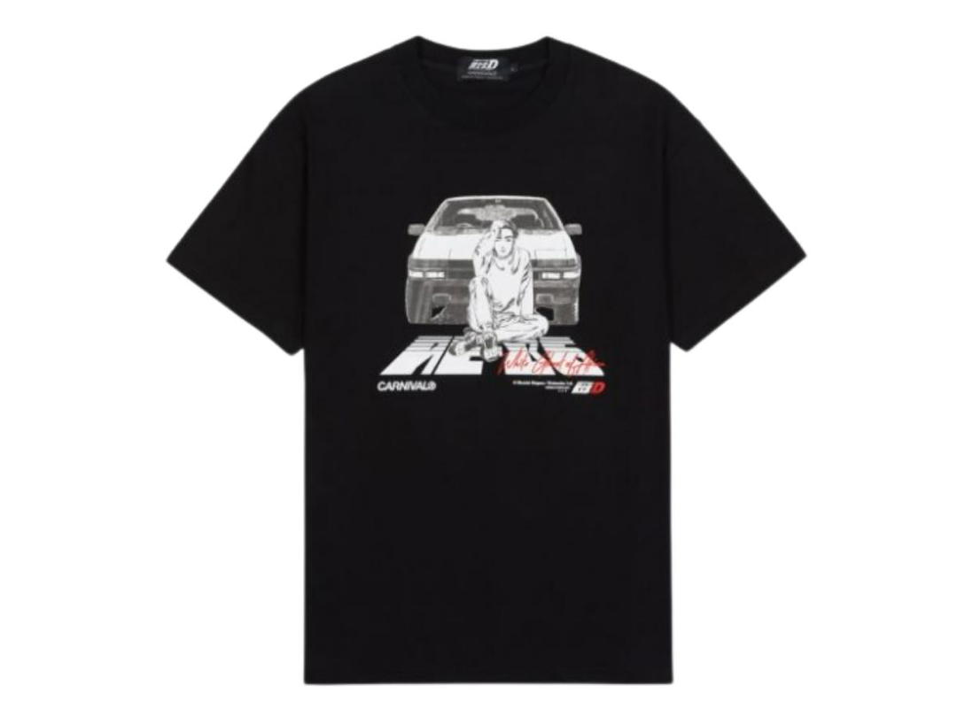 Carnival Carnival x Initial D Takumi AE86 T-Shirt Black-s
