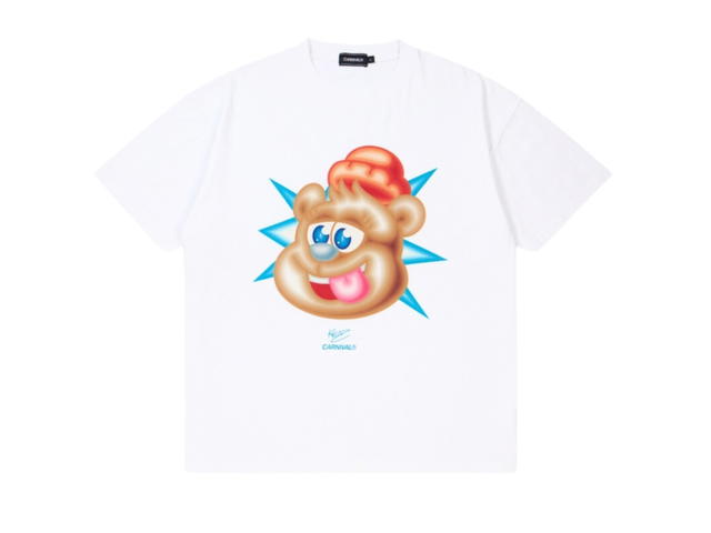 Carnival Carnival x Kenz Aw-Head Bernie Ovs T-Shirt White - view 1