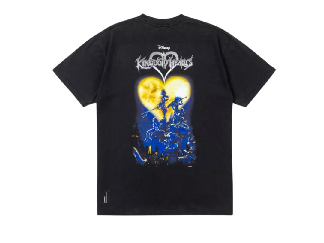 Carnival Carnival x Kingdom Hearts & Friends Heart Moon Washed T-Shirt Black