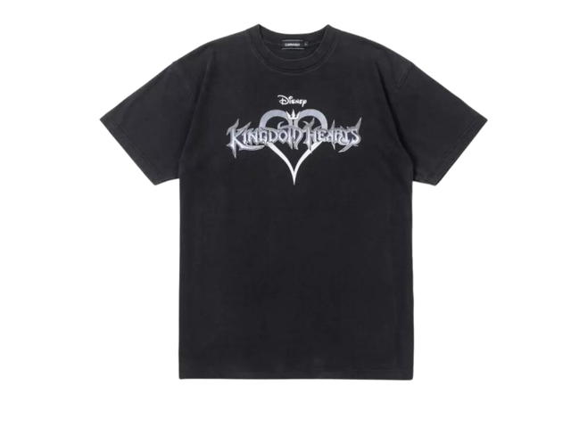 Carnival Carnival x Kingdom Hearts & Friends Logo Washed T-Shirt Black - view 1