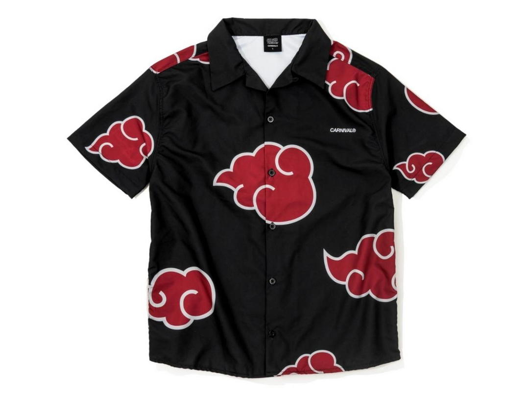 Carnival Carnival X Naruto Shippuden Akatsuki Hawaii Shirt Black