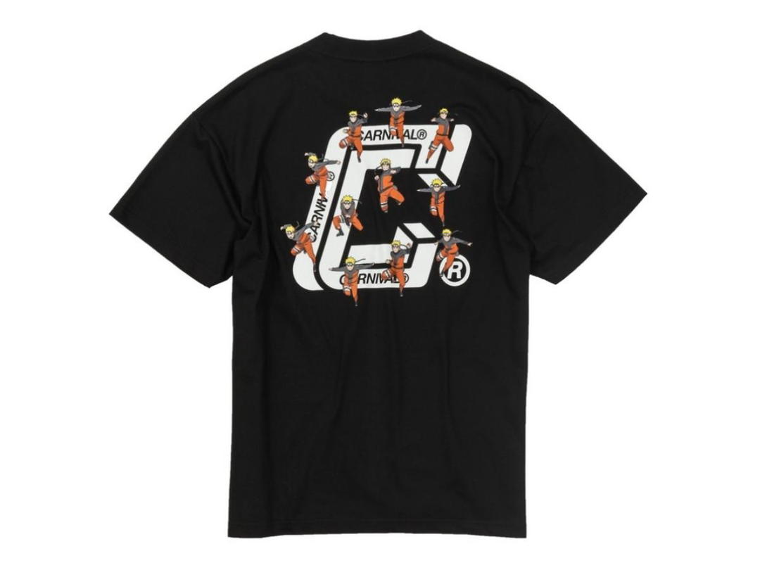 Carnival Carnival X Naruto Shippuden Kage Bunshin No Jutsu T-Shirt Black
