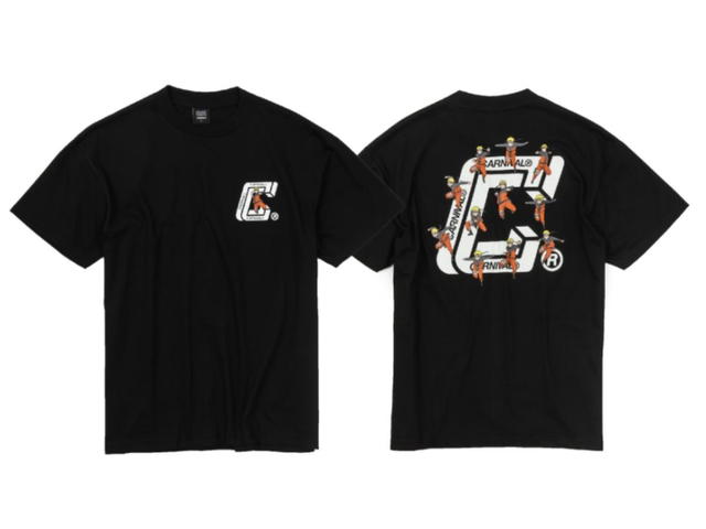 Carnival Carnival X Naruto Shippuden Kage Bunshin No Jutsu T-Shirt Black - view 3