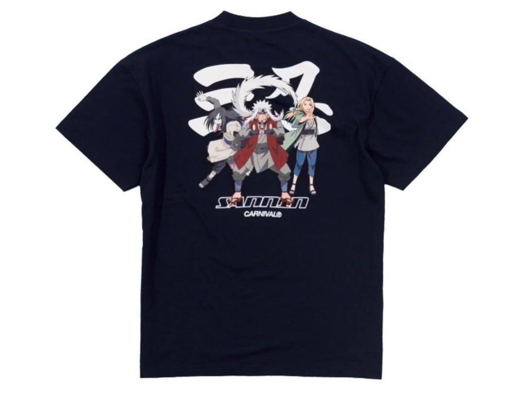 Carnival Carnival X Naruto Shippuden Sannin T-Shirt Navy