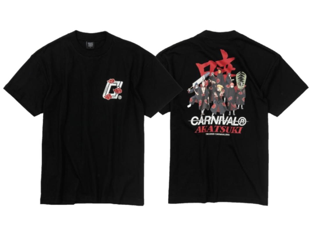 Carnival Carnival X Naruto Shippuden Akatsuki T-Shirt Black