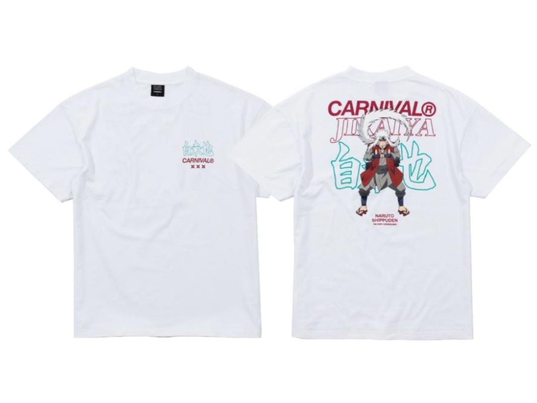 Carnival Carnival X Naruto Shippuden Jiraiya T-Shirt White