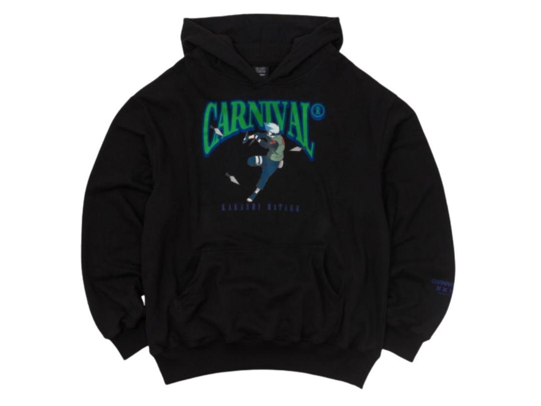 Carnival Carnival X Naruto Shippuden Kakashi Hoodie Black