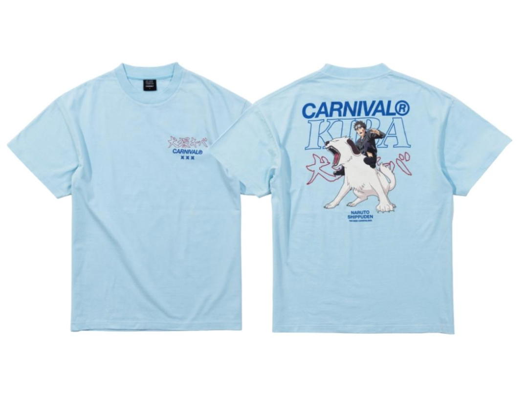 Carnival Carnival X Naruto Shippuden Kiba T-Shirt Blue