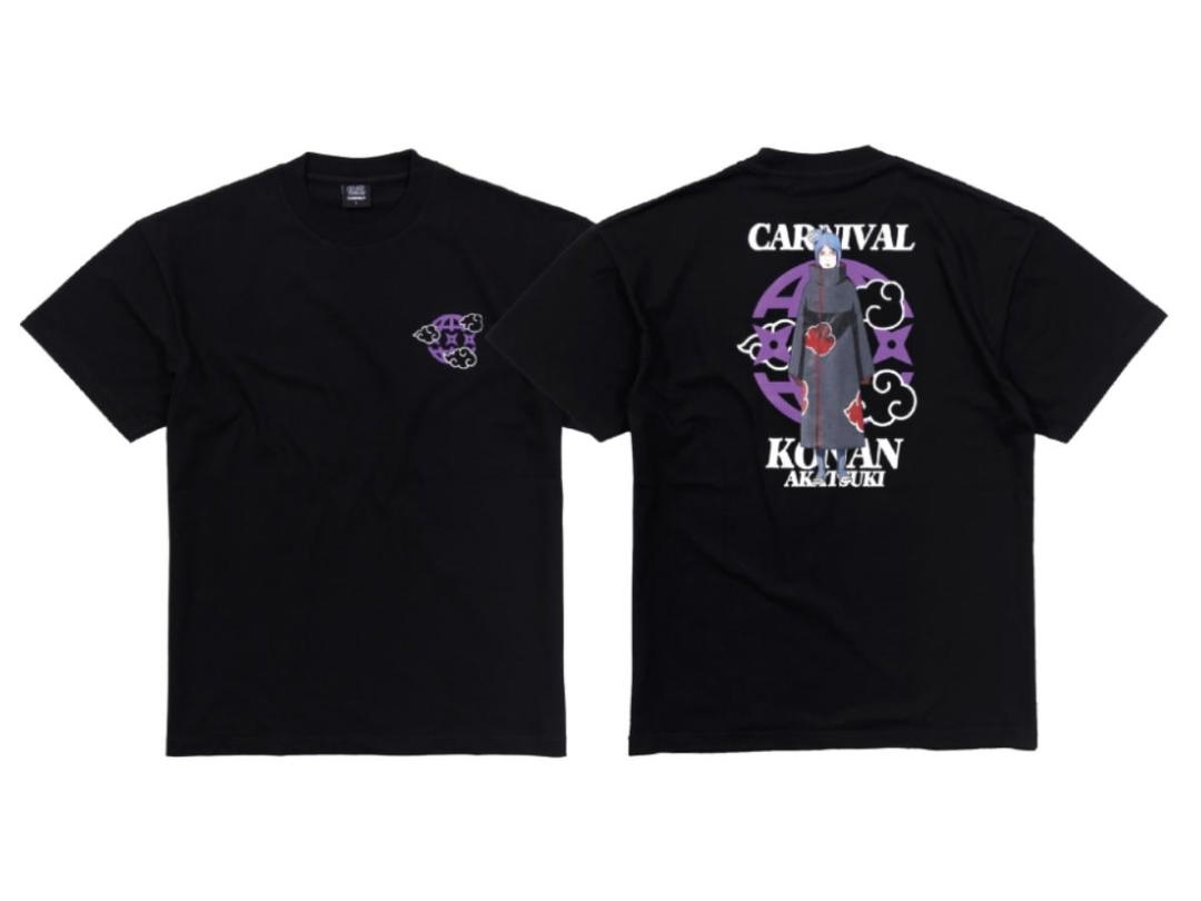 Carnival Carnival X Naruto Shippuden Konan T-Shirt Black