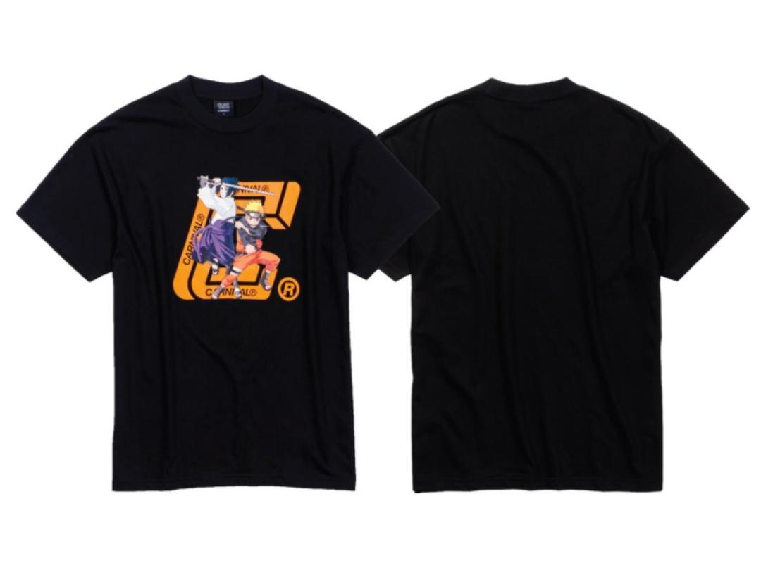 Carnival Carnival X Naruto Shippuden Naruto X Sasuke T-Shirt Black