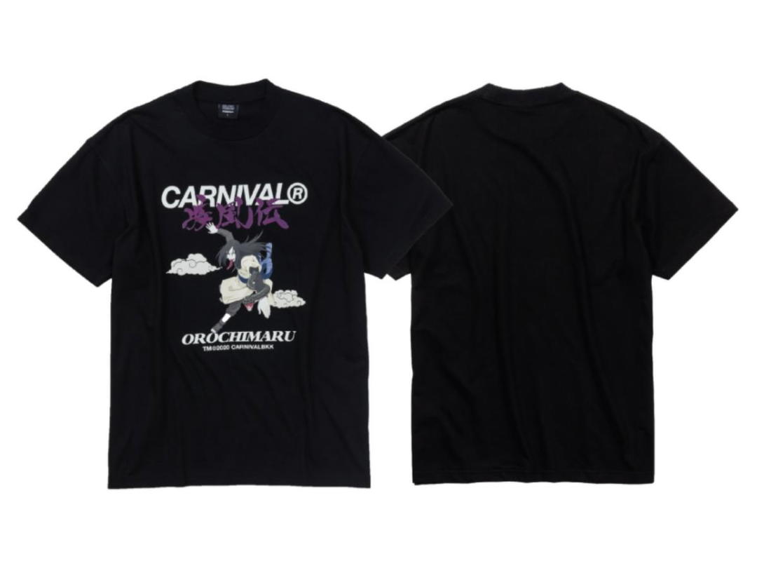 Carnival Carnival X Naruto Shippuden Orochimaru T-Shirt Black