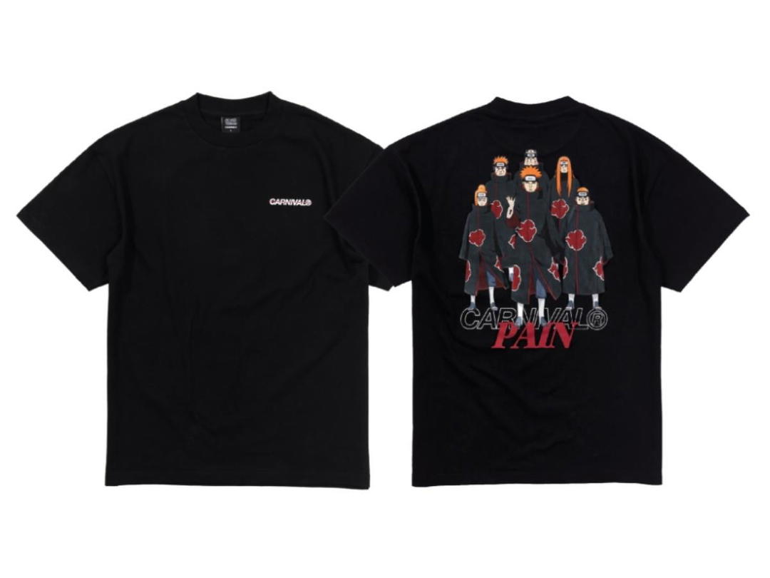 Carnival Carnival X Naruto Shippuden Pain T-Shirt Black