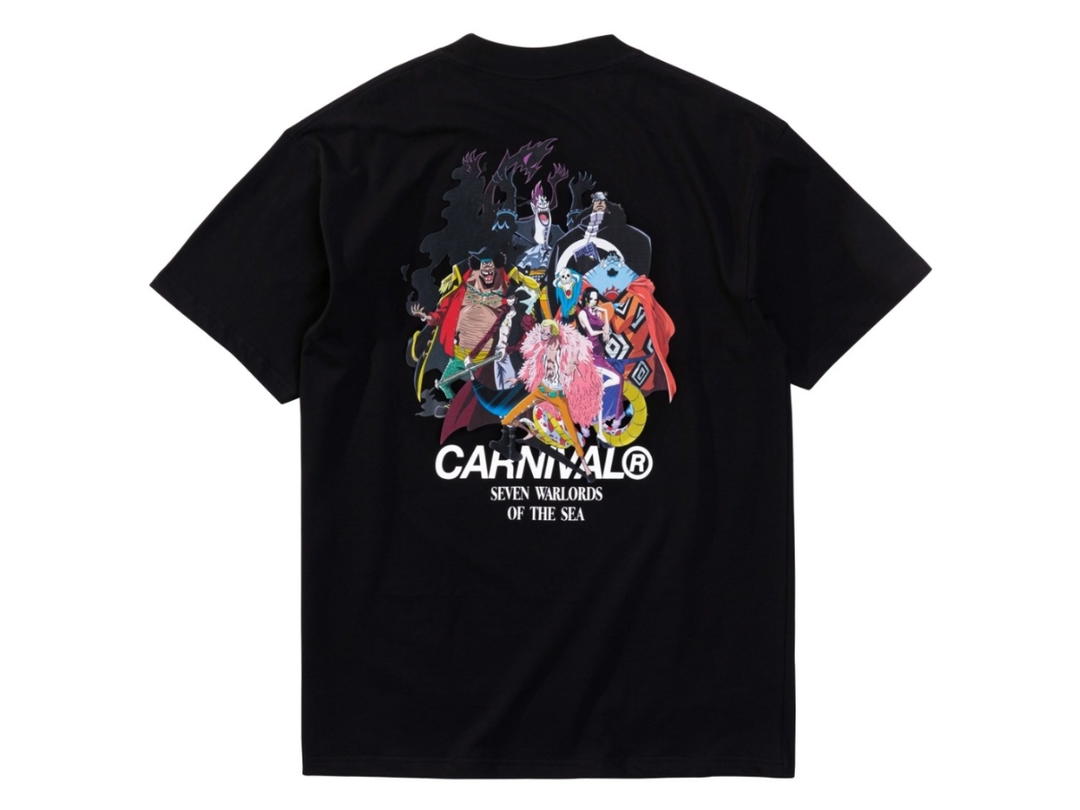 Carnival Carnival X One Piece 7 Warlords T-Shirt Black