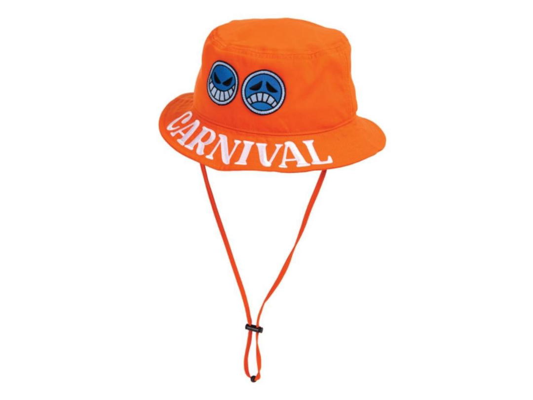 Carnival Carnival X One Piece Ace Bucket Hat Orange (Drop 2)