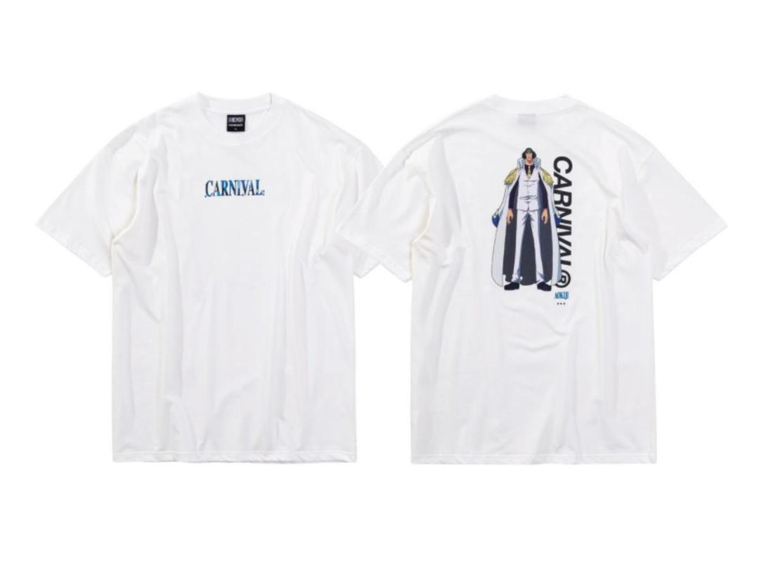 Carnival Carnival X One Piece Aokiji T-Shirt White (Drop 2)