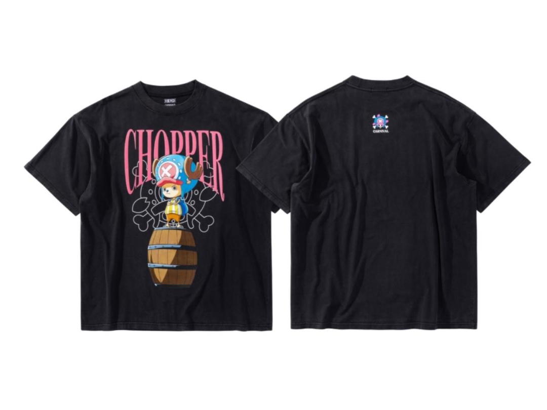 Carnival Carnival X One Piece Chopper T-Shirt Black (Drop 2)