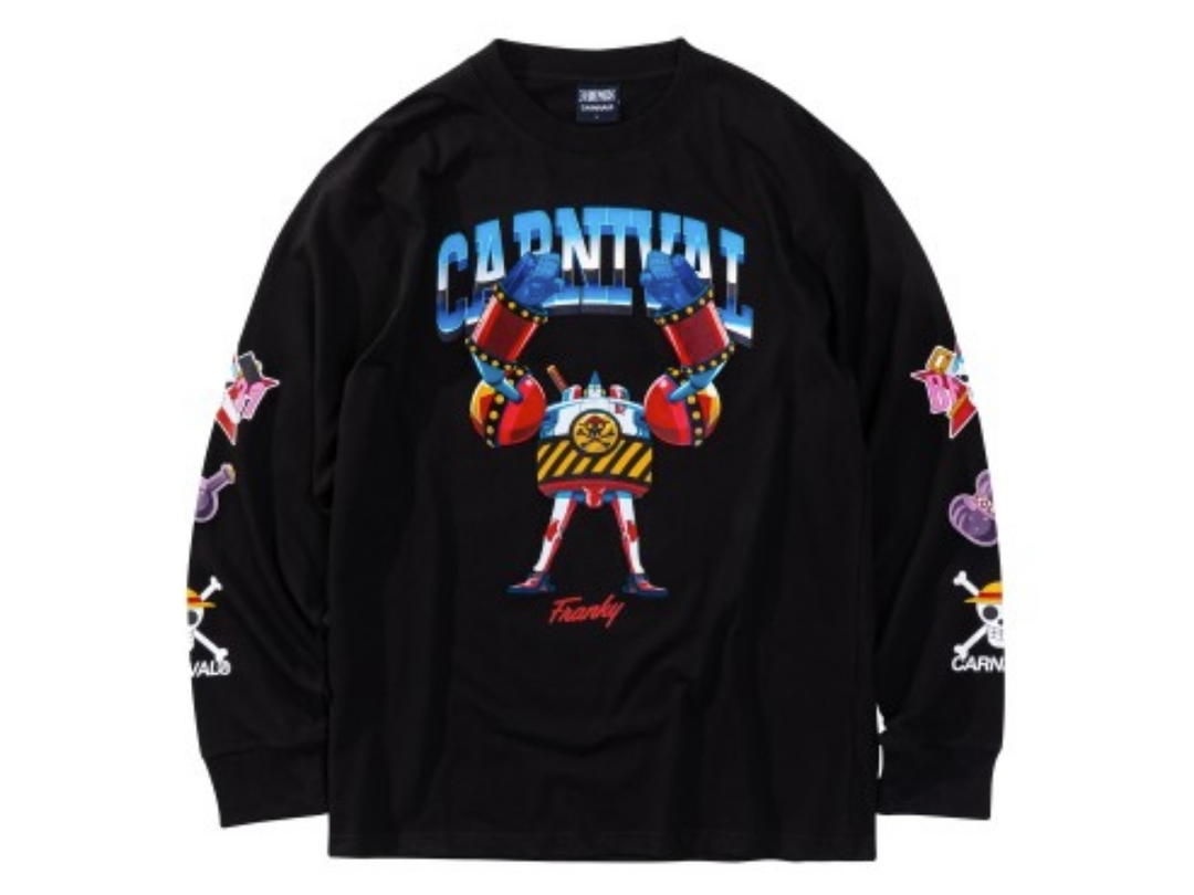 Carnival Carnival X One Piece Franky L/S T-Shirt Black