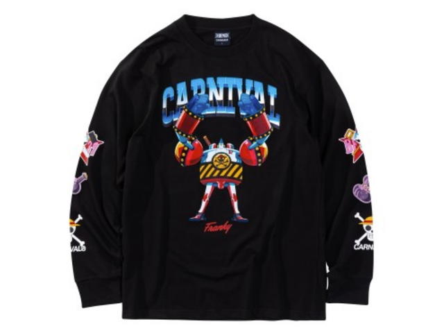 Carnival Carnival X One Piece Franky L/S T-Shirt Black - view 1