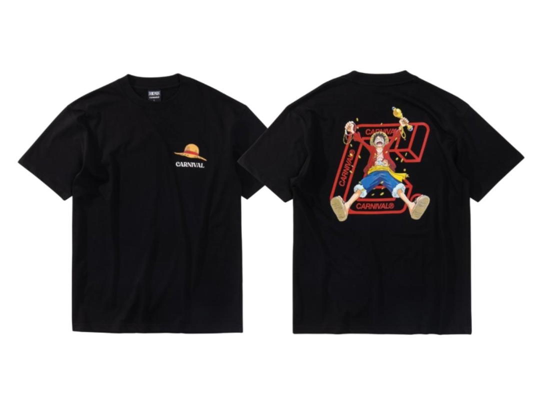 Carnival Carnival X One Piece Luffy T-Shirt Black (Drop 2)
