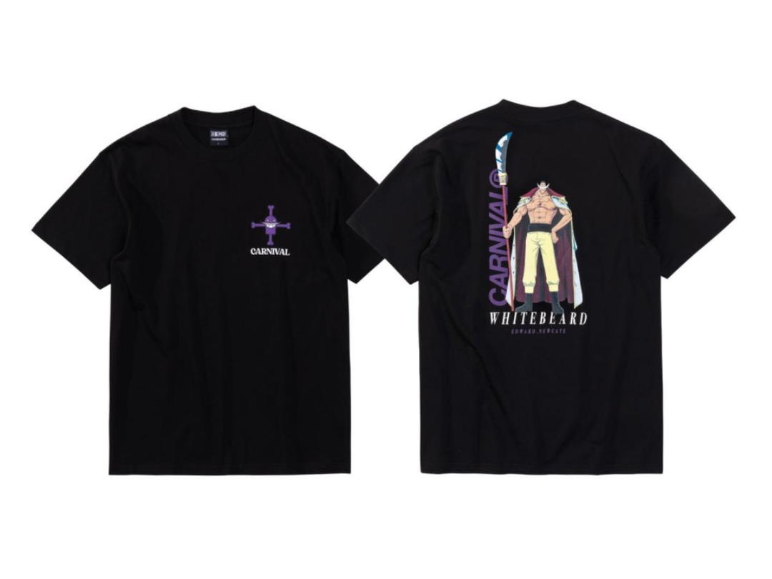 Carnival Carnival X One Piece Whitebeard T-Shirt Black (Drop 2)