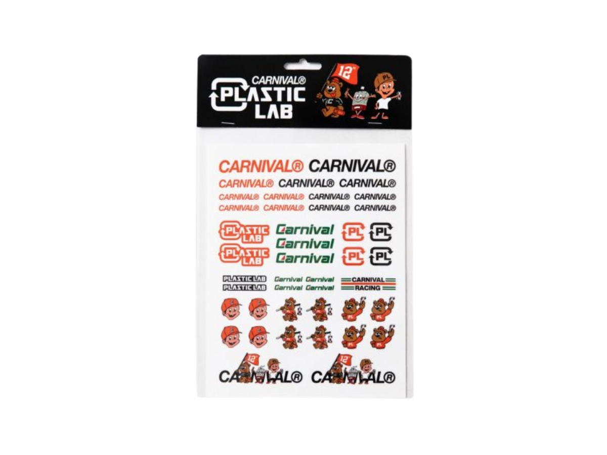 Carnival Carnival X Plastic Lab Sticker Pack Multicolor