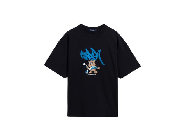 Carnival Carnival X Stash Subway Ovs T-Shirt Black - view 1