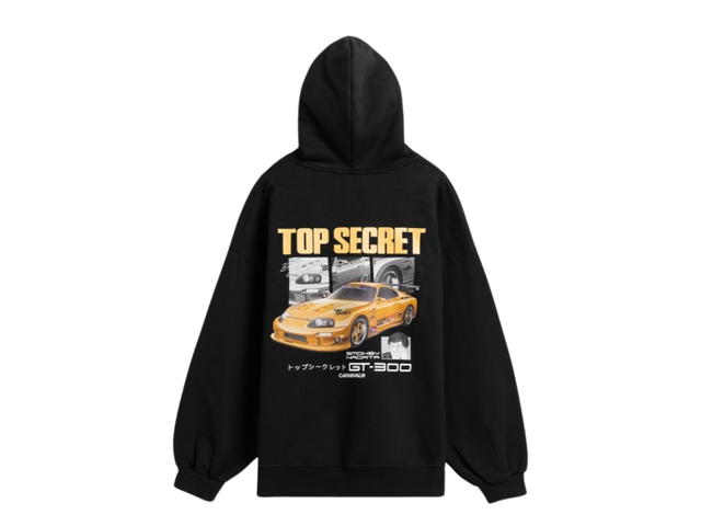Carnival Carnival x Top Secret GT300 Black Hoodie - view 1