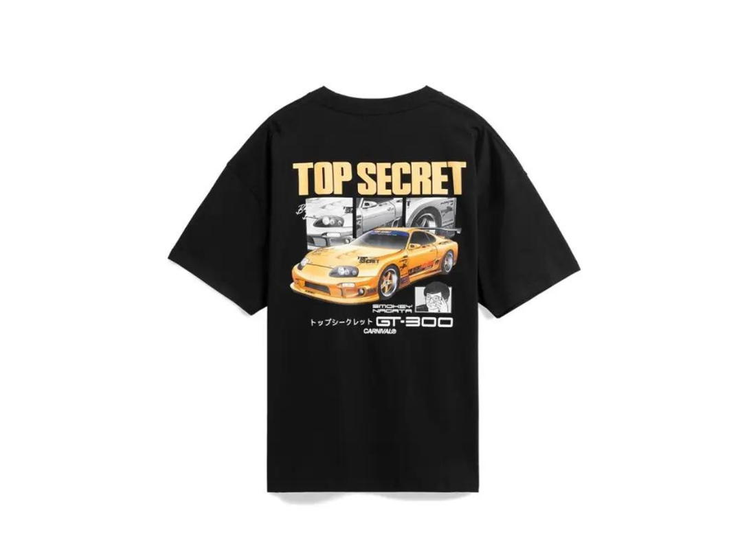 Carnival Carnival x Top Secret GT300 OVS T-shirt Black