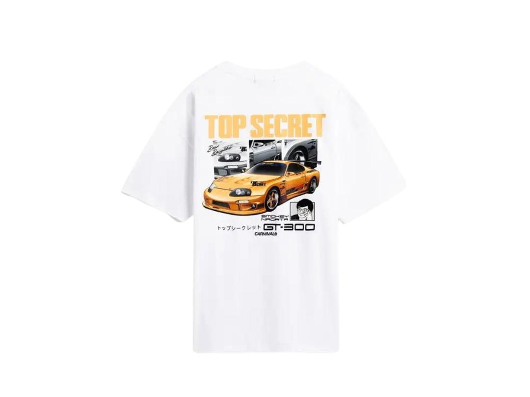 Carnival Carnival x Top Secret GT300 OVS T-shirt White