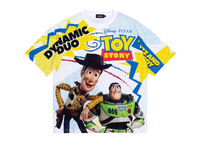 Carnival Carnival x Toy Story Dynamic Duo Overprint Ovs T-Shirt White - view 1