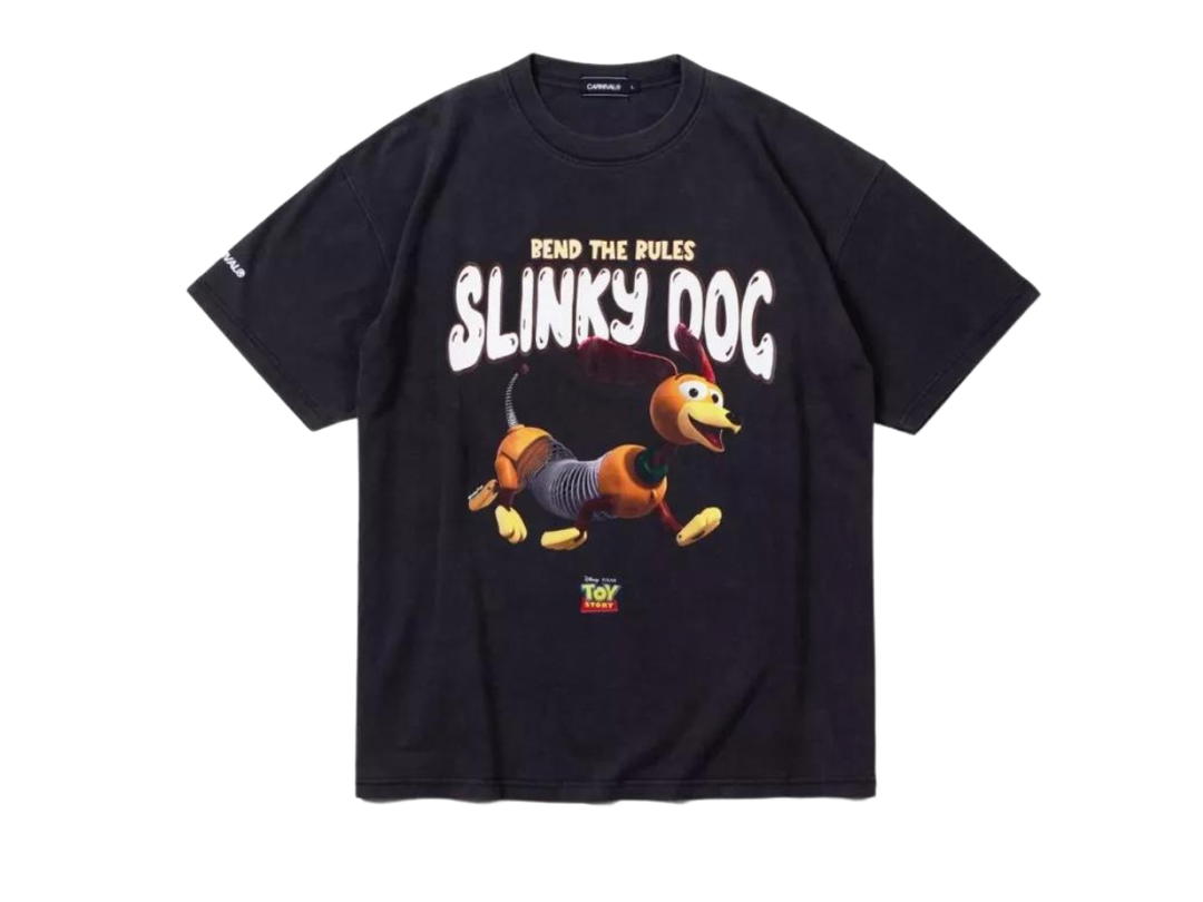 Carnival Carnival x Toy Story Slinky Dog Ovs T-Shirt Black