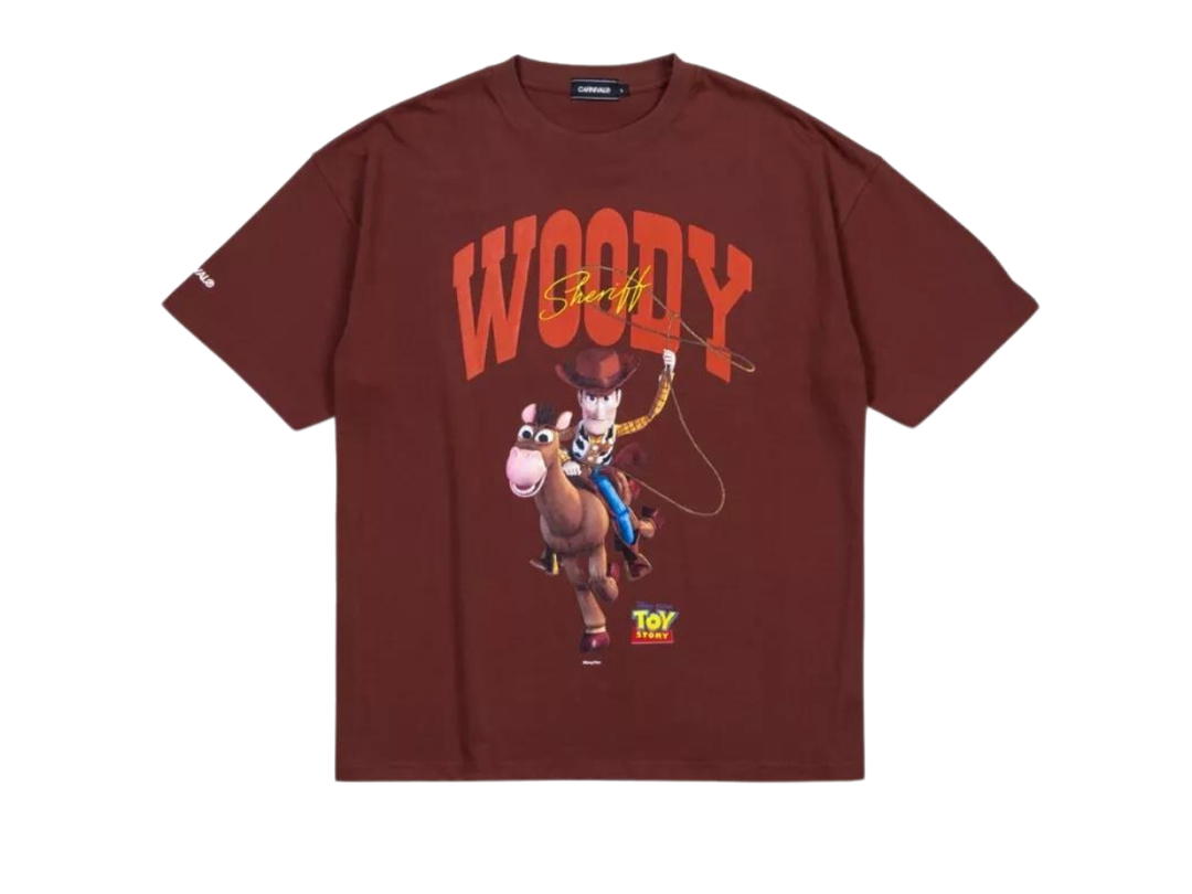 Carnival Carnival x Toy Story Woody And Bullseye Ovs T-Shirt Brown