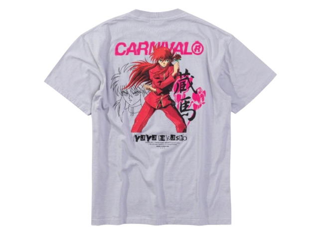 Carnival Carnival X Yuyu Hakusho Kurama T-Shirt Grey (Drop 1) - view 2
