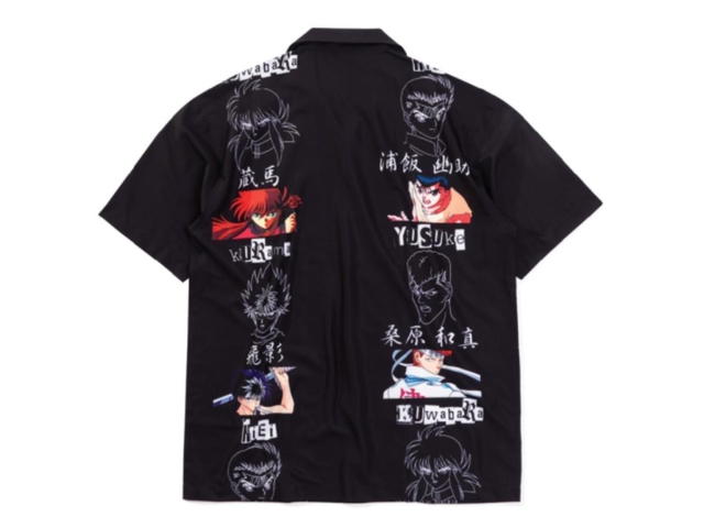 Carnival Carnival X Yuyu Hakusho Team Yusuke Hawaii Shirt Black (Drop 1) - view 2