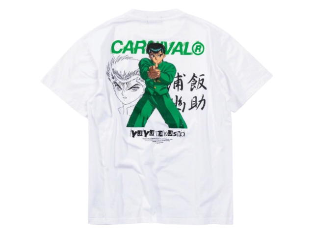 Carnival Carnival X Yuyu Hakusho Yusuke T-Shirt White (Drop 1) - view 2