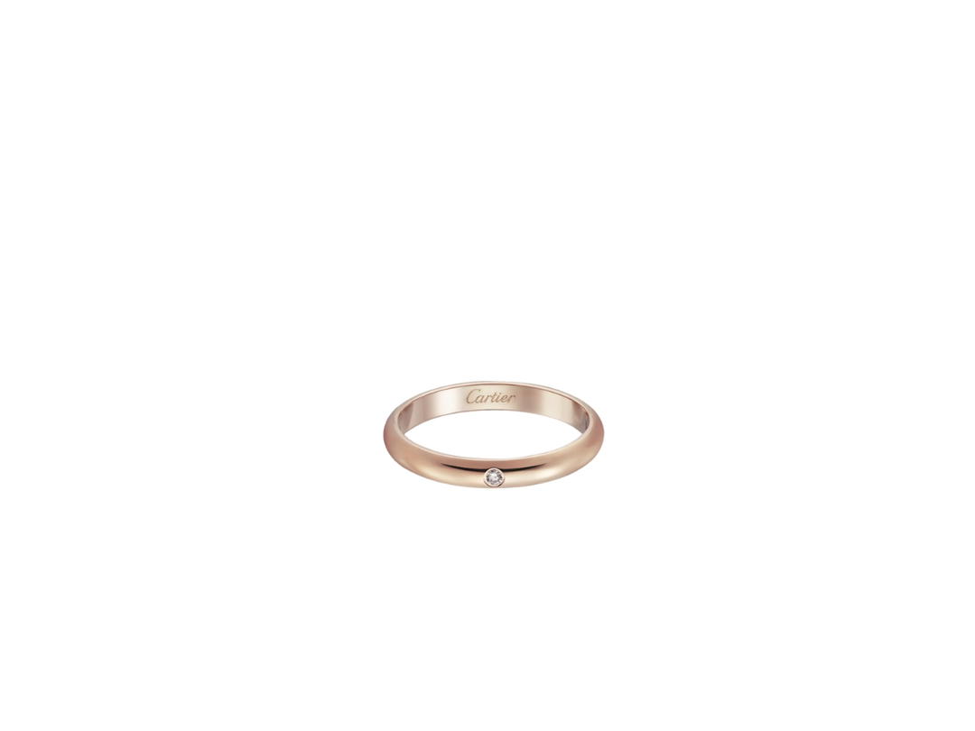 Cartier Cartier 1895 Wedding Band Ring 18K Rose Gold