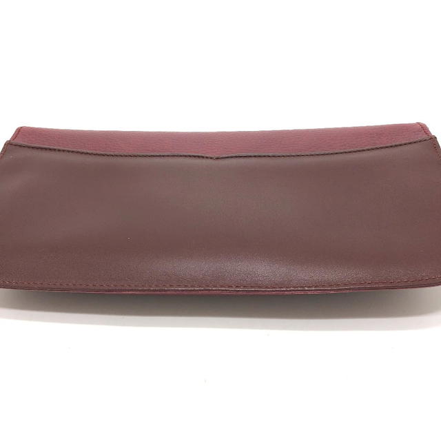 Cartier CARTIER Clutch bag Must de Line Pouch Clutch bag Leather Wine red - view 4
