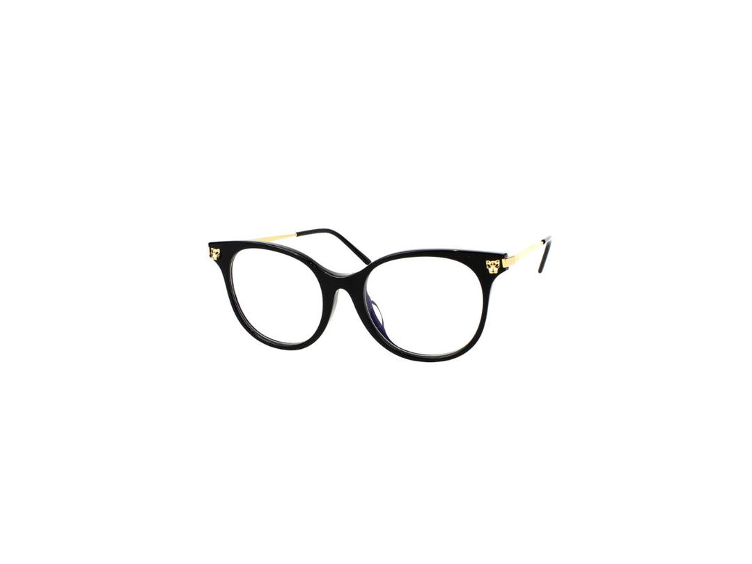Cartier Cartier CT00310A Glasses In Black-Gold Plate With Demo Lens