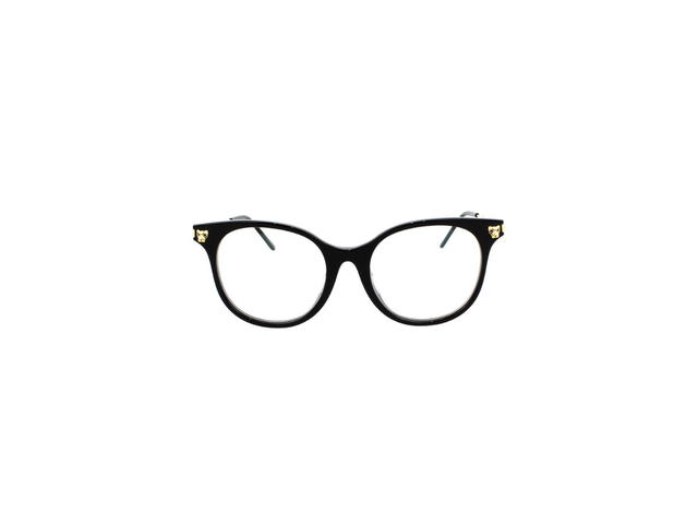 Cartier Cartier CT00310A Glasses In Black-Gold Plate With Demo Lens - view 2